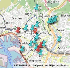 Mappa Corso Magenta, 16125 Genova GE, Italia (0.9315)