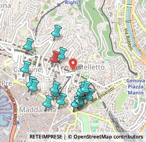 Mappa Corso Magenta, 16125 Genova GE, Italia (0.5025)