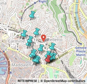 Mappa Corso Magenta, 16125 Genova GE, Italia (0.4585)