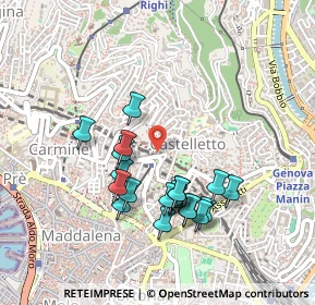 Mappa Corso Magenta, 16125 Genova GE, Italia (0.432)