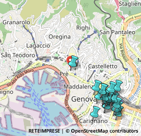 Mappa Via Brignole de Ferrari, 16125 Genova GE, Italia (1.425)