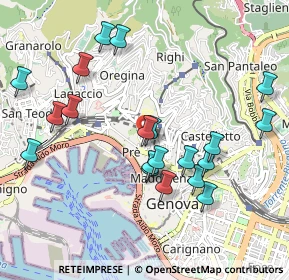 Mappa Via Brignole de Ferrari, 16125 Genova GE, Italia (1.0295)