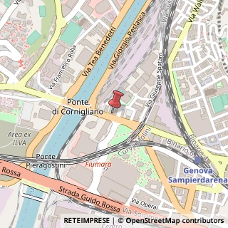 Mappa Via Raffaele Pieragostini, 43/45, 16151 Genova, Genova (Liguria)