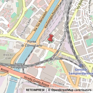 Mappa Via Eridania,  8, 16151 Genova, Genova (Liguria)