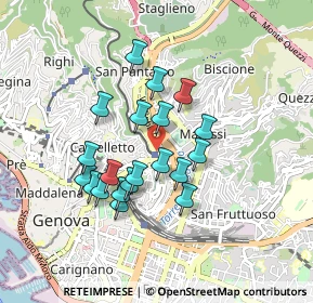 Mappa Genova, 16137 Genova GE, Italia (0.7445)