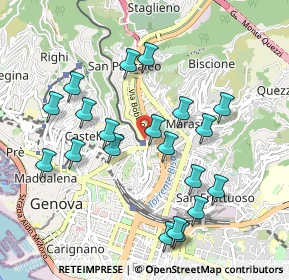 Mappa Genova, 16137 Genova GE, Italia (1.0015)