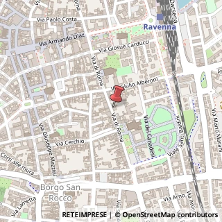 Mappa Via di Roma, 33, 48121 Ravenna, Ravenna (Emilia Romagna)
