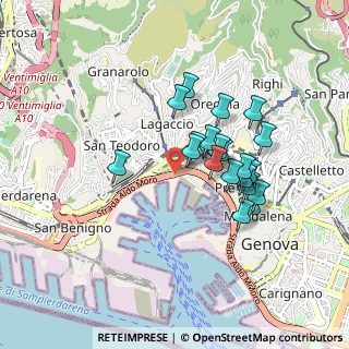 Mappa Calata Ponte del Mille, 16126 Genova GE, Italia (0.748)