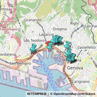 Mappa Calata Ponte del Mille, 16126 Genova GE, Italia (0.7205)