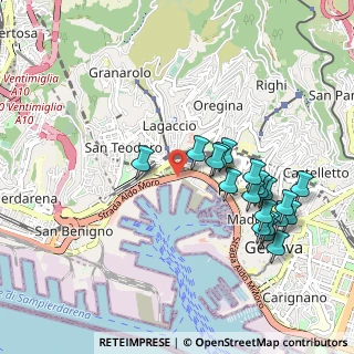 Mappa Calata Ponte del Mille, 16126 Genova GE, Italia (1.0185)
