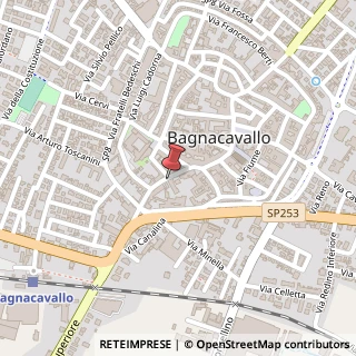Mappa Via Giuseppe Mazzini, 37, 48012 Bagnacavallo, Ravenna (Emilia Romagna)