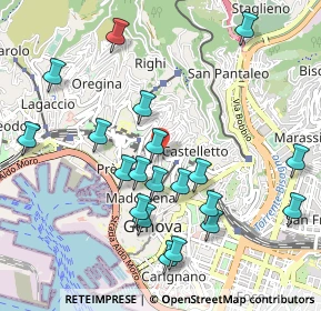 Mappa Corso Niccolò Paganini, 16125 Genova GE, Italia (1.069)