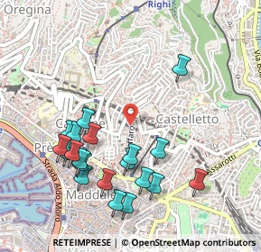 Mappa Corso Niccolò Paganini, 16125 Genova GE, Italia (0.5385)