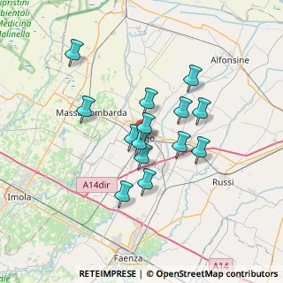 Mappa Via Circondario Sud, 48022 Lugo RA, Italia (5.67714)