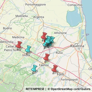 Mappa Via Circondario Sud, 48022 Lugo RA, Italia (8.70846)
