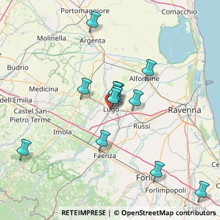 Mappa Via Circondario Sud, 48022 Lugo RA, Italia (14.66917)