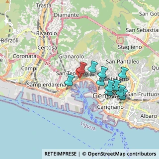 Mappa Via S. Benedetto, 16126 Genova GE, Italia (1.53455)