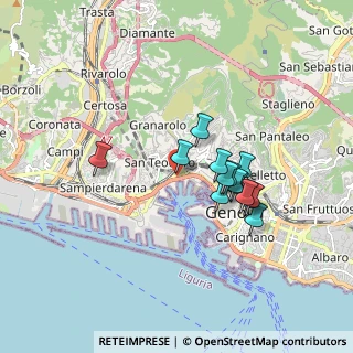 Mappa Via S. Benedetto, 16126 Genova GE, Italia (1.45)