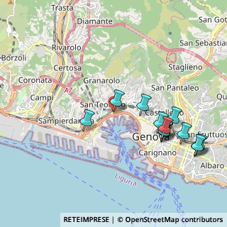 Mappa Via S. Benedetto, 16126 Genova GE, Italia (2.20615)