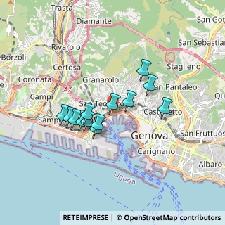Mappa Via S. Benedetto, 16126 Genova GE, Italia (1.38077)
