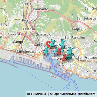 Mappa Via S. Benedetto, 16126 Genova GE, Italia (1.2975)