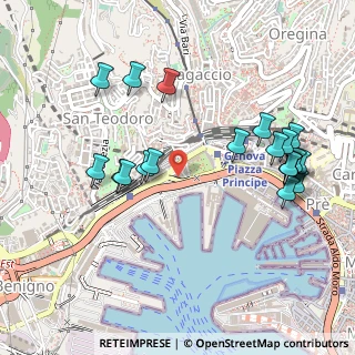 Mappa Via S. Benedetto, 16126 Genova GE, Italia (0.55)