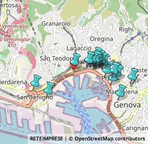 Mappa Mura degli Zingari, 16126 Genova GE, Italia (0.7625)