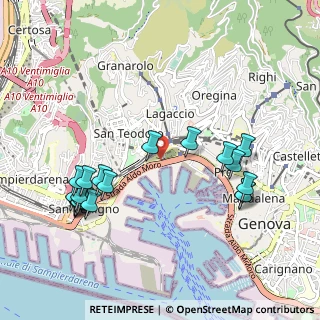 Mappa Via S. Benedetto, 16126 Genova GE, Italia (1.137)