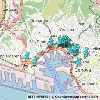 Mappa Via S. Benedetto, 16126 Genova GE, Italia (0.7625)