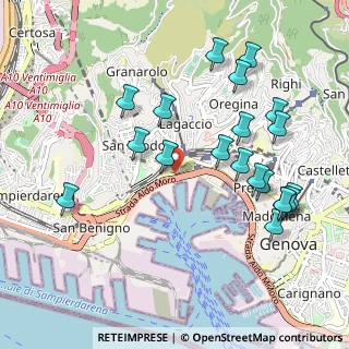 Mappa Via S. Benedetto, 16126 Genova GE, Italia (1.1045)