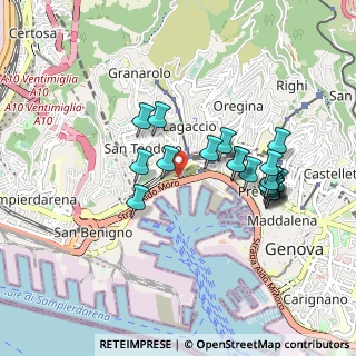 Mappa Via S. Benedetto, 16126 Genova GE, Italia (0.855)