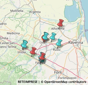 Mappa Viale Francesco de Pinedo, 48022 Lugo RA, Italia (11.47333)