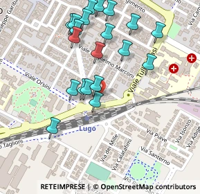 Mappa Viale Francesco de Pinedo, 48022 Lugo RA, Italia (0.254)