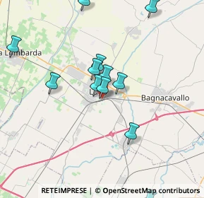 Mappa Viale Francesco de Pinedo, 48022 Lugo RA, Italia (3.79583)