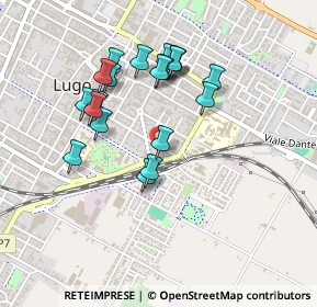 Mappa Viale Francesco de Pinedo, 48022 Lugo RA, Italia (0.423)