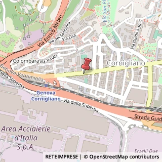 Mappa Via Cornigliano, 340, 16152 Genova, Genova (Liguria)
