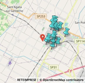 Mappa Via Sammartina, 48022 Lugo RA, Italia (1.27533)
