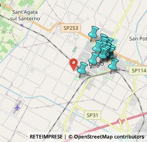 Mappa Via Sammartina, 48022 Lugo RA, Italia (1.6215)