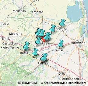 Mappa Via Sammartina, 48022 Lugo RA, Italia (9.93824)