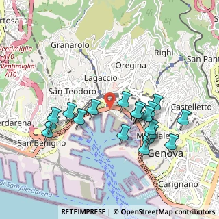 Mappa Via Raffaele Rubattino, 16126 Genova GE, Italia (0.9265)