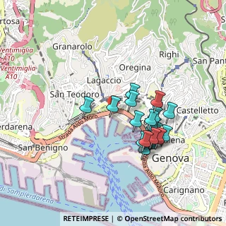 Mappa Via Raffaele Rubattino, 16126 Genova GE, Italia (0.8165)