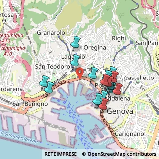 Mappa Via Raffaele Rubattino, 16126 Genova GE, Italia (0.8365)