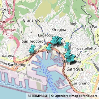 Mappa Via Raffaele Rubattino, 16126 Genova GE, Italia (0.6695)