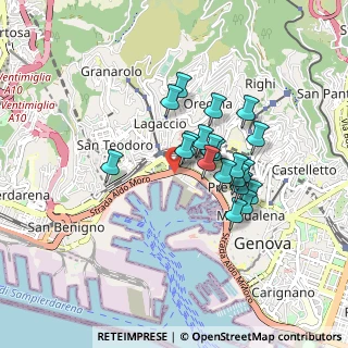 Mappa Via Raffaele Rubattino, 16126 Genova GE, Italia (0.6925)