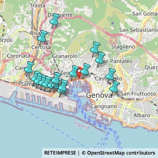 Mappa Via Raffaele Rubattino, 16126 Genova GE, Italia (1.81944)