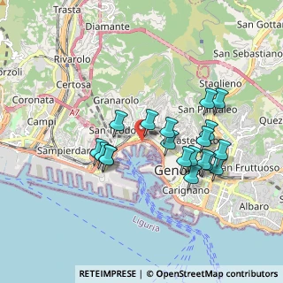 Mappa Via Raffaele Rubattino, 16126 Genova GE, Italia (1.67789)