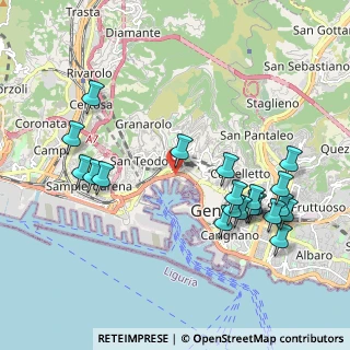 Mappa Via Raffaele Rubattino, 16126 Genova GE, Italia (2.234)