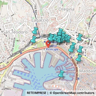 Mappa Via Raffaele Rubattino, 16126 Genova GE, Italia (0.3925)