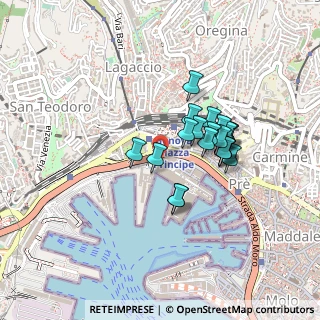 Mappa Via Raffaele Rubattino, 16126 Genova GE, Italia (0.343)