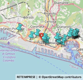 Mappa Via Tomaso Grossi, 16151 Genova GE, Italia (2.039)